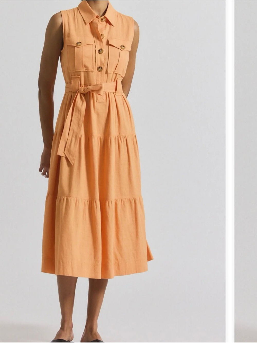 Derek Lam 10 Crosby Florence Sleeveless Shirtdress